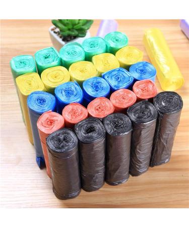 tbpersicwT 100Pcs 5 Rolls Point Break-Style Thicken Household Garbage Waste Trash Bags Garbage Bag - Green - Buy Online on GoSupps.com