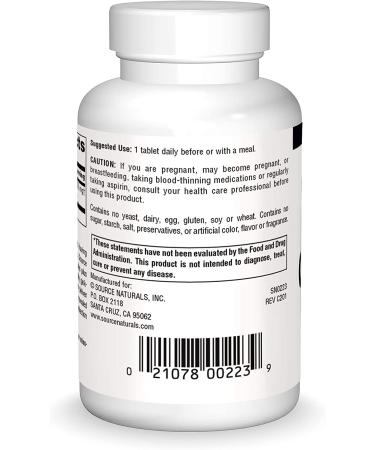 Buy Source Naturals Ginkgo-24 120 mg | 120 Tablets for Enhanced Memory & Focus - Buy Online on GoSupps.com