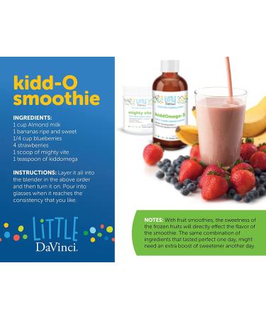 Little DaVinci KiddOmega-3 Tasty Cherry Orange 200ml - Omega-3 Supplement for Kids - Buy Online on GoSupps.com