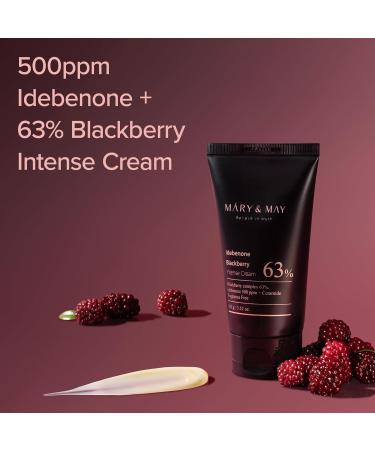 Idebenone Blackberry Intense Hydration Cream - Advanced Face Moisturizer with Niacinamide Ceramide & Hyaluronic Acid for Deep Moisture | International Shipping - Buy Online on GoSupps.com