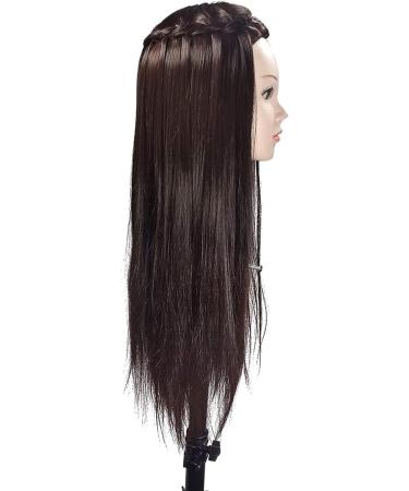 26 Inch Adjustable Female Tailor Puppet Mannequin Head - Ideal for Hair Styling & Cosmetology Training - Buy Online on GoSupps.com