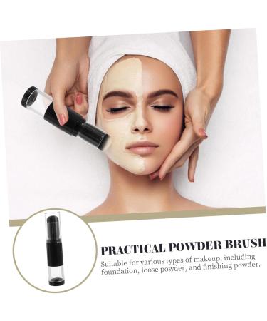 FRCOLOR Manicure Refillable Powder Brush Powder Foundation Brush Dense Foundation Brush Powder Makeup Brush Foundation Applicator Travel Automatic Plastic Cosmetic - Buy Online on GoSupps.com
