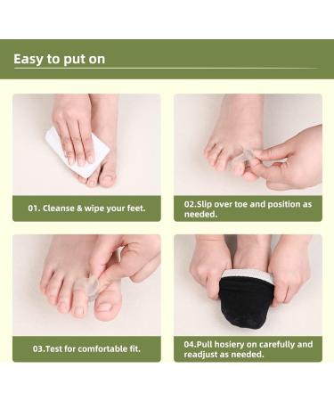 DYKOOK Pinky Toe Separator Gel Toe Spacers Straightener Hammer Toe Corrector for Feet Women and Man 10 Pcs/lot Pinky Toe Bunion Spreaders for Overlapping Toes Women - Buy Online on GoSupps.com