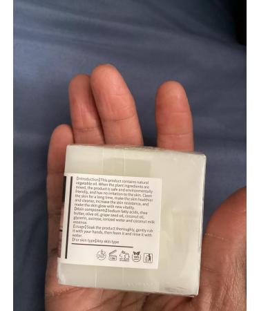 Organic Coconut Milk Essential Oil Soap - Nourishing Bar Soap for Face & Body (3.53 oz) - International Shipping Available - Buy Online on GoSupps.com