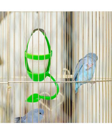 Bird Food Column Fit Container - Hanging Bird Feed Toy & Cage Accessory for Fruits Vegetables & More - Home Bird Supplies (Green) - Buy Online on GoSupps.com