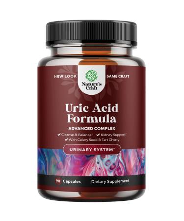 Natures Craft  Uric Acid Cleanse Supplement For Men & Women Uric Acid Flush -  90 Capsules - Buy Online on GoSupps.com