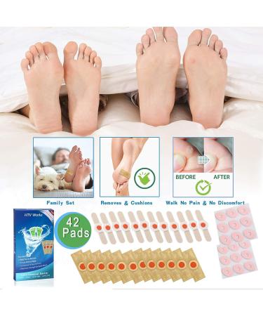 Callus and Toe Corn Remover for Fast Relief and Protection - 42 Pads - Buy Online on GoSupps.com