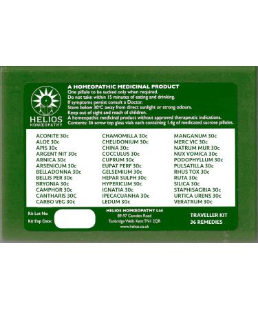 Shop 36 Homeopathic Remedy Travel Kit - Essential Natural Health Solutions for Travelers | Global Shipping Available - Buy Online on GoSupps.com