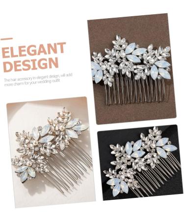 FRCOLOR Comb Bridal Headpieces Bridal Hair Decor Wedding Headdress Wedding Hair Accessories Bridal Hair Accessories Wedding Headpiece Bride European and American Decorate Alloy - Buy Online on GoSupps.com