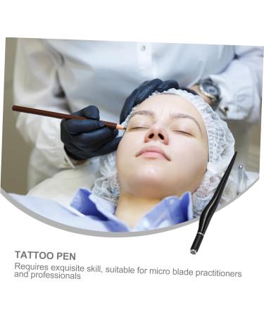  SOESFOUFU Tattoo Hand Pen Embroidered Pen Semi-permanent Tattoo Pen For Eyebrow Eyebrow Pen Microblading Waterproof Makeup Semi-permanent Acrylic Needle Manual - Buy Online on GoSupps.com