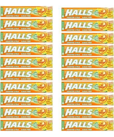 Halls Mentholyptus Citrus Sugar Free Stick Pack std (Pack of 20) - Buy Online on GoSupps.com
