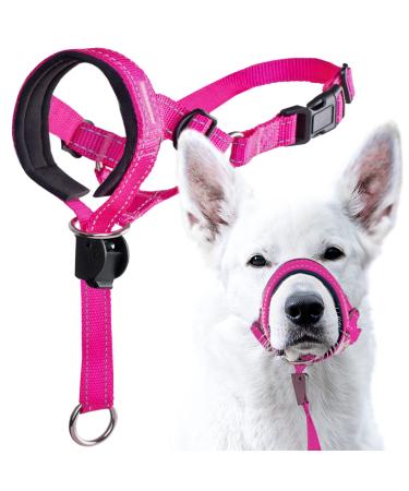 GoodBoy halter for dogs nylon pink 2 pieces 2 Pink nylon / black padding