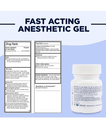 Dynamic Dental Candi Caine Topical Anesthetic Gel - 1 oz Bubble Gum Flavor - Buy Online on GoSupps.com