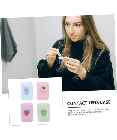JECOMPRIS 32-Piece Glass Contact Lens Case Set - Travel-Friendly Cosmetic Containers for Eye Lenses - Perfect for Pink Eyes - Buy Online on GoSupps.com