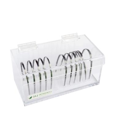 J&J Ortho Orthodontic Arch Wire Holder Organizer Box with Lid (12 sizes)