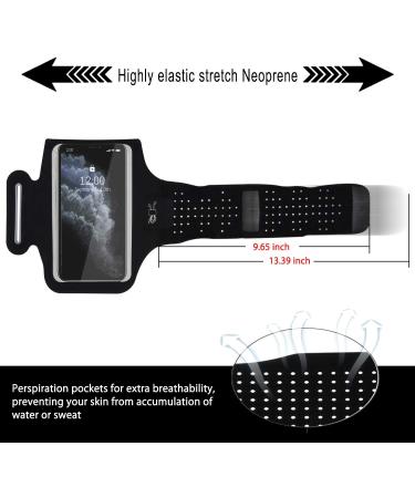 Migeec Sport Armband for iPhone 11 Pro Max XR XS X 6S 7 8 Plus & Galaxy S7 S9 S10 - Premium Cell Phone Bracelet for Active Lifestyle - Buy Online on GoSupps.com