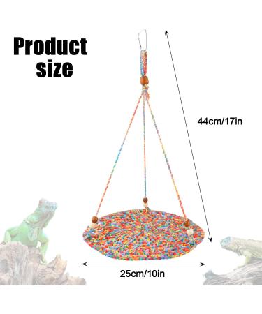 Reptile Hammock Swing Bed Cute Lizard Bearded Dragon Reptile Hanging Hammock Reptile Woven Cotton Summer Hammock Swing Bed for Reptiles Hamsters Parrots Sleeping Resting - Buy Online on GoSupps.com