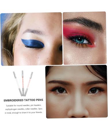 Healvian 6 Pcs Fruit Embroidery Pen Makeup Tool Eyebrow Embroidery Hand Tools Brow Pencil Aluminum Alloy 1 count (Pack of 1) Assorted Colorx2pcs - Buy Online on GoSupps.com