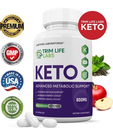 Trim Life Labs Keto Pills 3-Pack with Apple Cider Vinegar & goBHB Exogenous Ketones - Ketosis Support for Men & Women - 180 Capsules - Buy Online on GoSupps.com