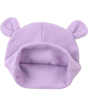 XIAOHAWANG Newborn Hospital Hat - Cotton Bear Ears Baby Beanie for Boys and Girls | 0-6 Months & 6-12 Months | Color-C - Buy Online on GoSupps.com