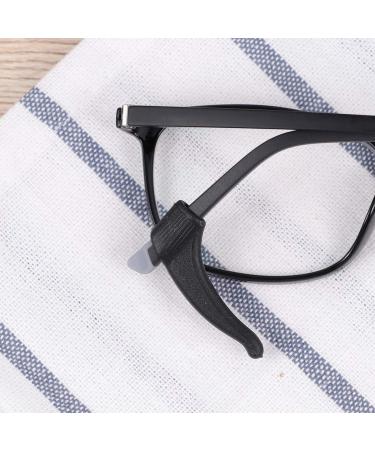 5 Pairs Silicone Glasses Eyeglasses Retainers Ear Hooks Ear Grip Hooks for Glasses Black - Buy Online on GoSupps.com