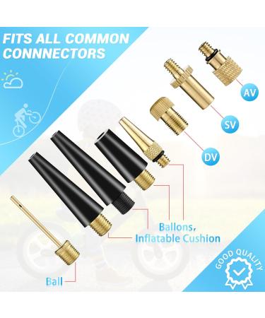33-Piece Bicycle Valve Adapter Set - DV SV AV French Valve Adapters with Storage Box & Inflatable Hose for All Bicycle Valves | International Shipping Available - Buy Online on GoSupps.com