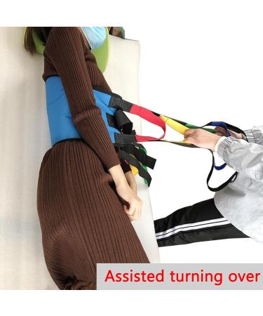 Floapa Portable Patient Transfer Belt - Oxford Fabric Anti-Slip Handling Strap for Seniors & Patients - Ideal for Breastfeeding - Blue - Buy Online on GoSupps.com