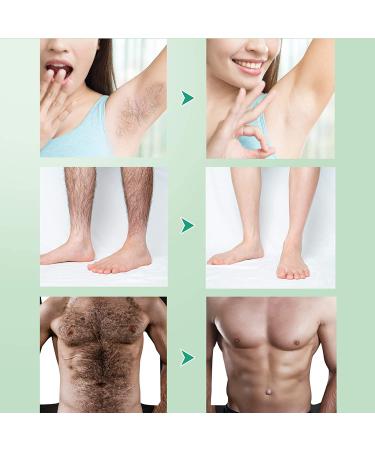 Painless Natural Hair Removal Cream for Men and Women - Gentle Depilatory Cream for Sensitive Skin - Ideal for Bikini, Intimate Areas, Arms, Legs, Underarms, Chest - 5.07 fl oz - Buy Online on GoSupps.com