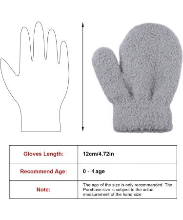 Jupsk Toddler Winter Knitted Fleece Gloves - 6 Pairs for Baby Boys & Girls 1-4 Years - Buy Online on GoSupps.com