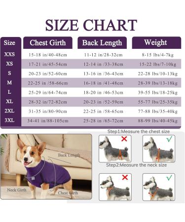 Buy Hjyokuso Purple Dog Sweater - Warm Fleece Coat for Small & Medium Dogs | Stylish Winter Jacket for Outdoor Use - Buy Online on GoSupps.com