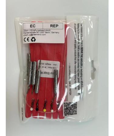 Buy Premium Drop Shot Fishing Rigs - Prefabricated Lure Assemblies with 14g Weights | 5 Pack #3 Hooks for Enhanced Angling - Buy Online on GoSupps.com