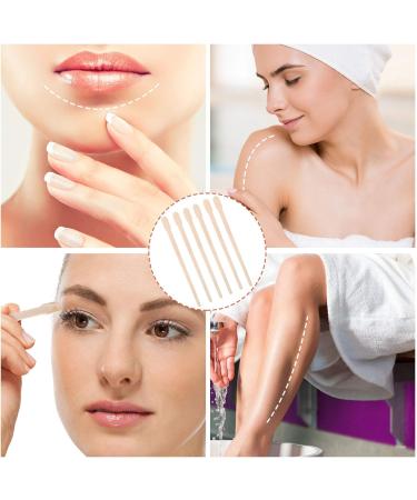 500 Small Wax Spatulas Wooden Eyebrow Waxing Applicators for Body Hair Removal - Buy Online on GoSupps.com