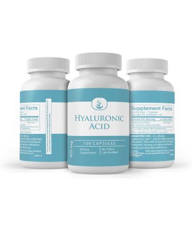 Pure Original Ingredients Hyaluronic Acid (100 Capsules) Always Pure No Additives Or Fillers Lab Verified - Buy Online on GoSupps.com