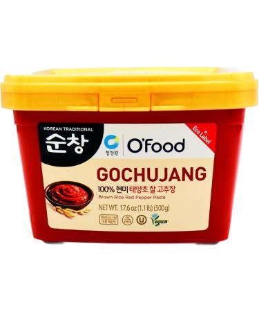 O'Food Gochujang Korean Traditional Brown Rice Red Pepper Hot Chilli Paste 500g by CNMART - Buy Online on GoSupps.com