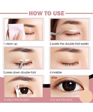 480pcs Invisible Eyelid Lift Stripes - Double-Sided Adhesive Tape for Natural Eye Lift | Slide Stripes Loophola Tapes Eyelid Lifting Stripes - Buy Online on GoSupps.com