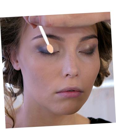 Mikinona 50pcs Double Ended Eyeshadow Brush Two Heads Eyeshadow Sticks Cosmetic Eye Shadow Sticks Plastic - Buy Online on GoSupps.com