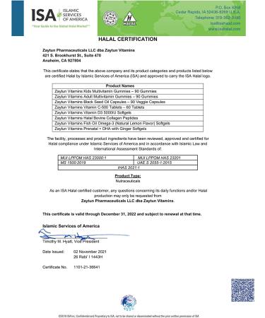 Zaytun Halal Prenatal Vitamins with DHA, Folic Acid, Iron & Ginger - 60 Softgels, 2 Months Supply | Non-GMO, Gluten Free | USA Made - Buy Online on GoSupps.com