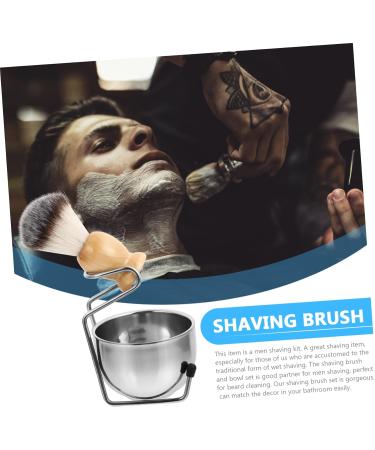 Minkissy Men's Shaving Brush Set Razor Stand Face Brush & Mustache Kit for Precision Shaving - Buy Online on GoSupps.com