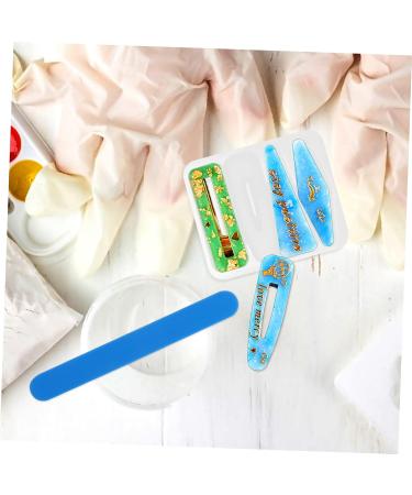 STOBOK 10 Pcs Hairpin Silicone Mold Resin Tray Molds Keychain Resin Mold Crystal Template Girl - Buy Online on GoSupps.com