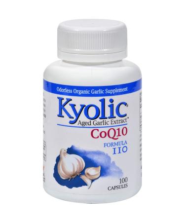 Kyolic for Mula 109 Aged Garlic Extract with Coq10 Capsule - 100 Per Pack - 3 Packs Per Case.