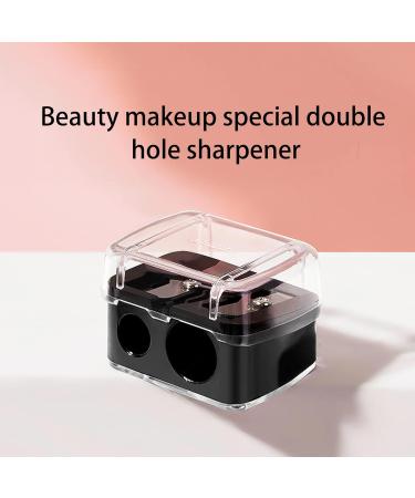 Dual Eyeliner & Eyebrow Pencil Sharpener - Multi-Sized Cosmetic Tool for Precise Makeup Application - Buy Online on GoSupps.com