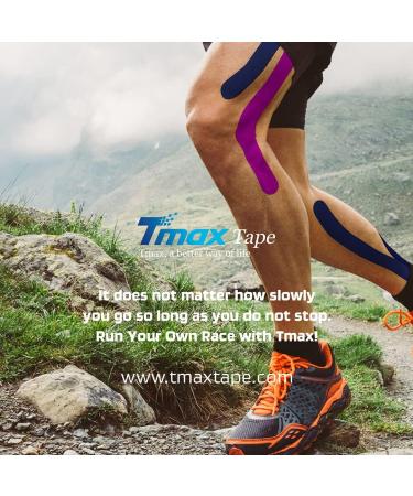 Tmax Waterproof Kinesiology Tape - Athletic Sports Tape for Injury Pain Relief & Muscle Support - 5m Pink Camo - Buy Online on GoSupps.com
