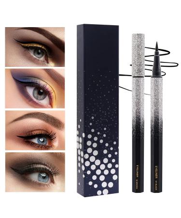 Buy Waterproof Black & Brown Liquid Eyeliner - Fast-Drying Precision Mini Eyeliner for Long-Lasting Look | International Shipping - Buy Online on GoSupps.com
