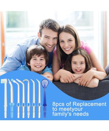 Replacement Tips for Waterpik Water Flosser - Classic Jet Tips (8 Pink Replacement Parts - Buy Online on GoSupps.com
