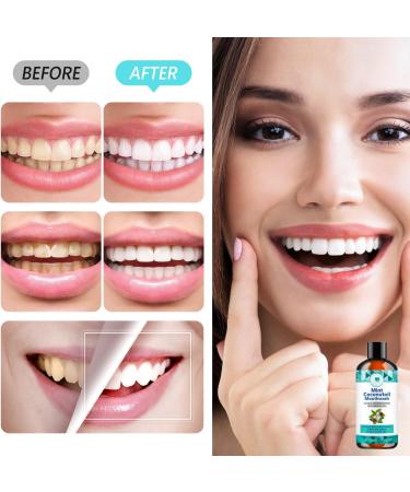 500ml Coconut Oil Mouthwash - Natural Mint Whitening & Oral Care with Tongue Scraper | Fresh Breath & Gum Health - Buy Online on GoSupps.com