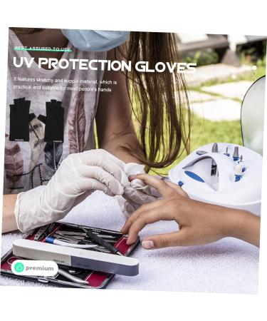 minkissy 4 Pairs Nail Protection Gloves Miss Protector Manicure Nylon - Buy Online on GoSupps.com