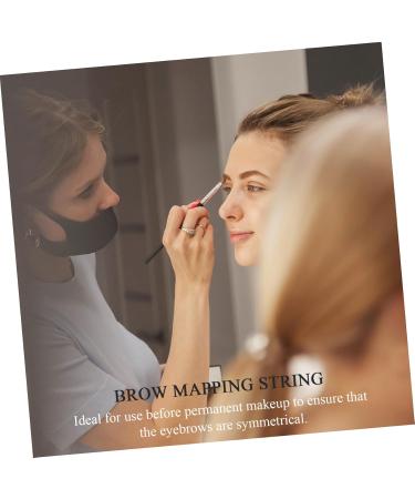 FOMIYES 2pcs Guide Microblading for Makeup Disposable Supplies Nose Home Thin- Mapping Line Brow Threading 1 count (Pack of 1) Blackx2pcs - Buy Online on GoSupps.com