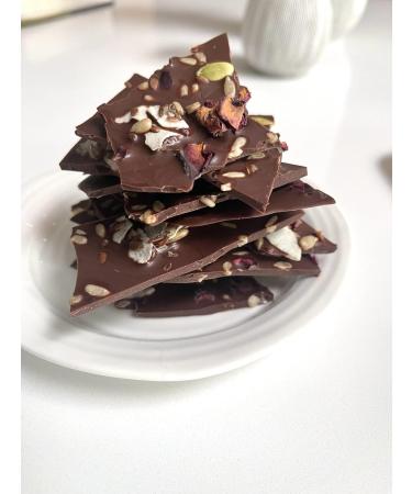  Raw Gorilla Raw Gorilla Chok Smooth and Silky Cocoa | Pack of 2 | Gluten-Free Snacks | Keto-Friendly Chocolate | No Added Sugar | Vegan Snacks | Organic | Sugar-Free Chocolates | Nut-Free | Healthy Snacks - Buy Online on GoSupps.com