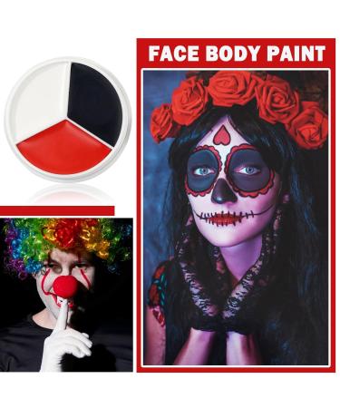 Professional Clown Makeup Kit - Waterproof Oil-Based Face & Body Paint for Halloween Cosplay & SFX Special Effects - Buy Online on GoSupps.com