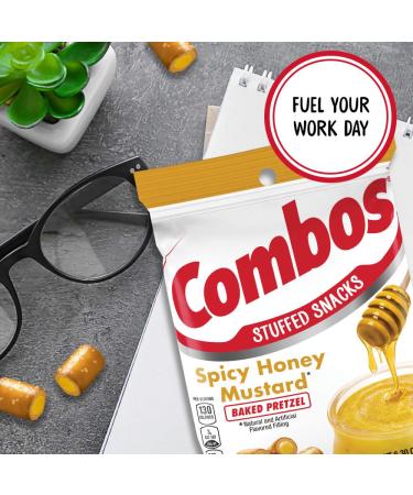 Combos Spicy Honey Mustard Pretzel Baked Snacks 6.3 oz - Pack of 12 - Buy Online on GoSupps.com